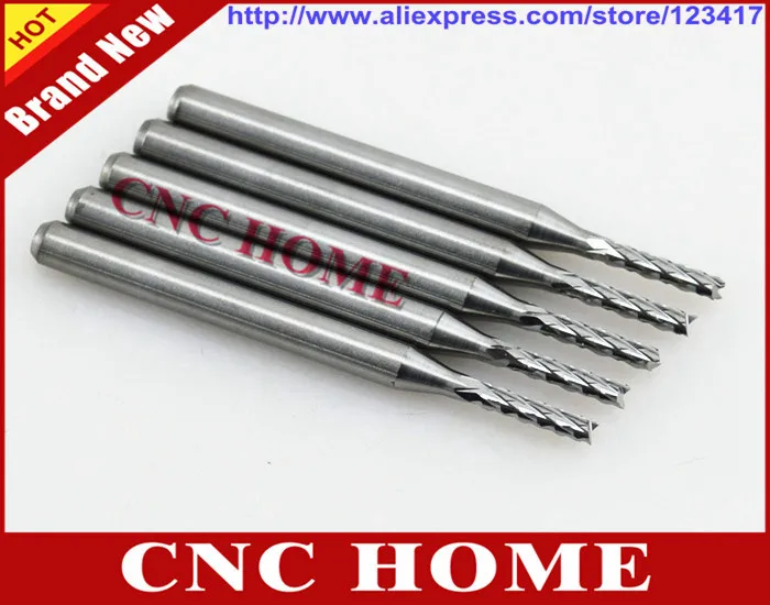 Free Shipping 10pcs/lot 3.175*1.7MM Mini PCB Carbide Tools, CNC Cutting