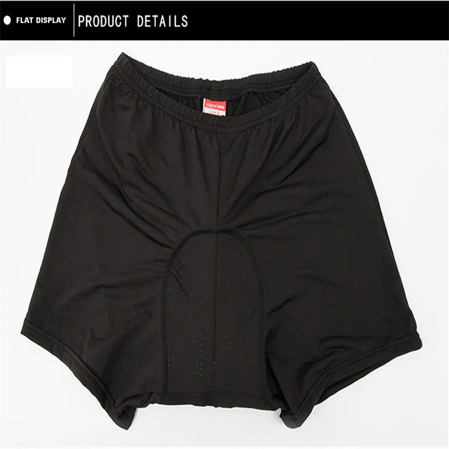 2019 Men ride 3D silicone underpants bicycle gel underpants MTB ride sports briefs compression tight underpants shockproof 40MA9 (14)