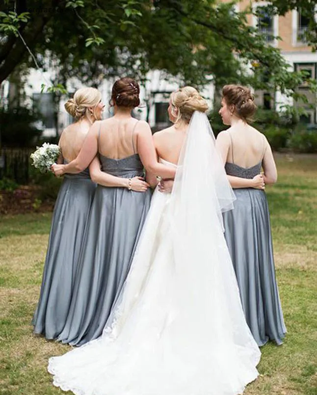 Western Country Garden Forest Cheap Bridesmaids Dresses 2019 Backless A Line Halter Neck Lace Chiffon Maid of Honor Gowns Plus Size BM0336  74 (3)