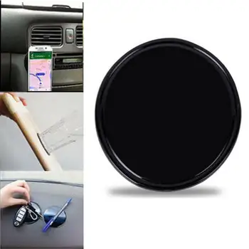 

Car Phone Bracket Car Mobile Phone Holder Round For Tablet Phone Bracket Anti Slip Mat Magic Super Sticky Silicone Gel Pads