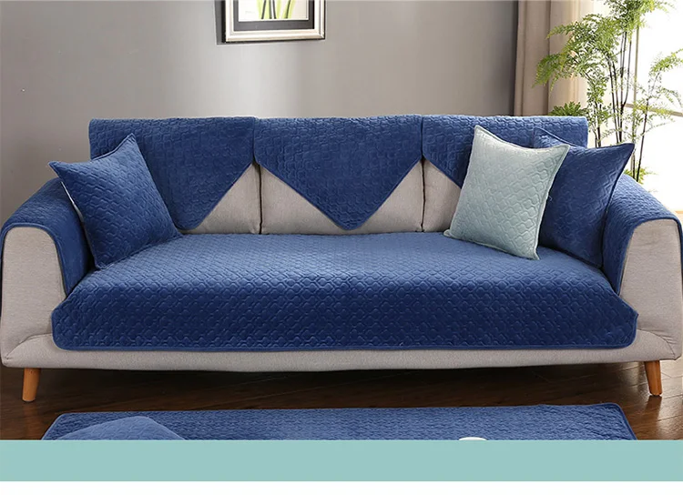 Новое поступление плюшевые диванных чехлов для гостиной диван декоративный домашний текстиль защитный чехол для мебели, для дивана Обёрточная бумага Нескользящая диванных чехлов