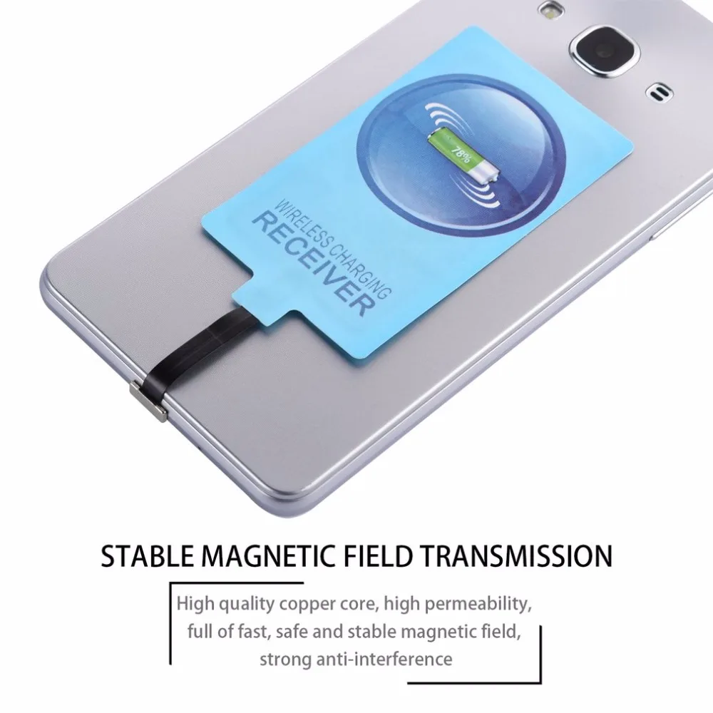 Universal Wireless Charging Receiver USB Charger Adapter Receptor