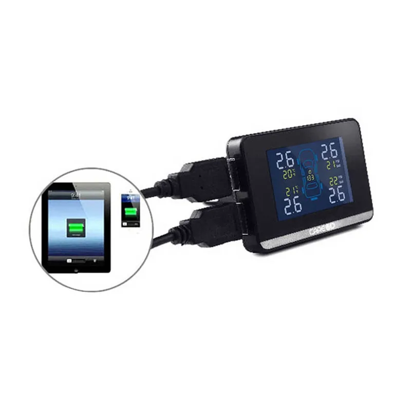 

Universal Auto Wireless TPMS Tire Pressure Monitor System + 4 External Sensors Shipping P30 August 1