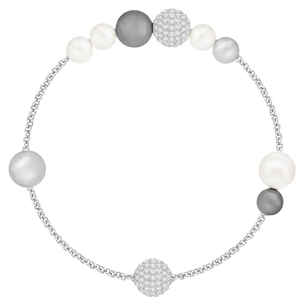 

SWA RO 2019 New REMIX COLLECTION MIXED CRYSTAL PEARL STRAND Gray Original Girlfriend Anniversary Gift Free Shipping 5373259