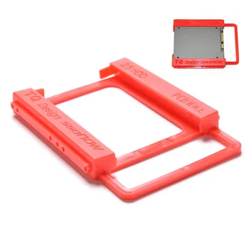

New 2.5" TO 3.5" Plastic SSD Bay Laptop Notebook External Hard Disk Drive SSD HDD Mounting Rail Adapter Bracket Holder Dock Bay