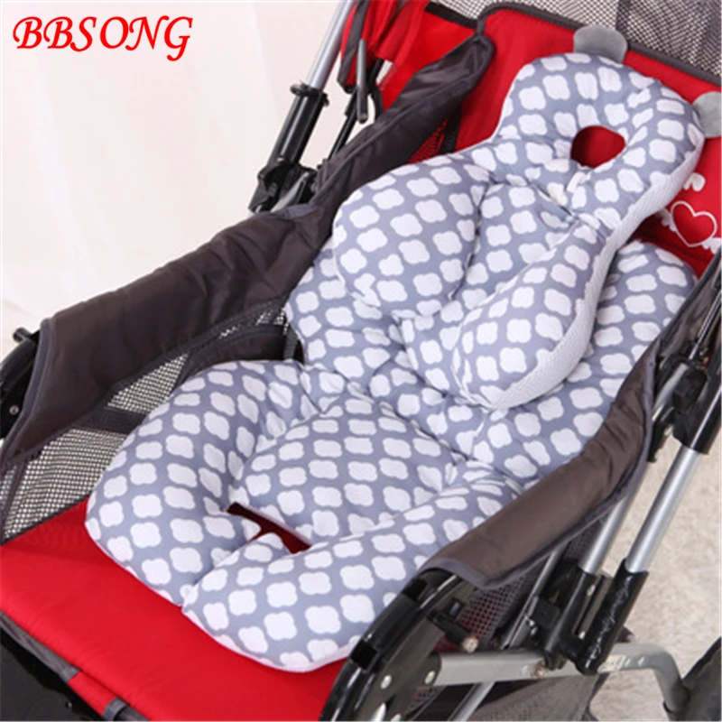 

BBSONG Baby Stroller Seat Pad Warm Cotton Cushion Mattresses Child Carriage Cart Pad Toddler Seat Mat Kids Chair Soft Cushion