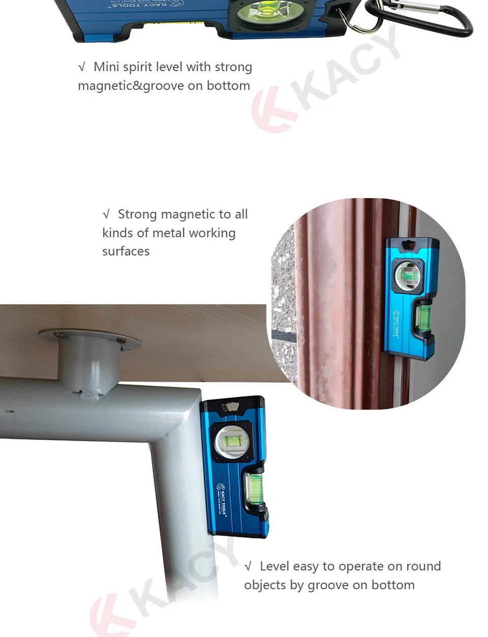 kacytools 37209 heavy duty alu.level with groove_08