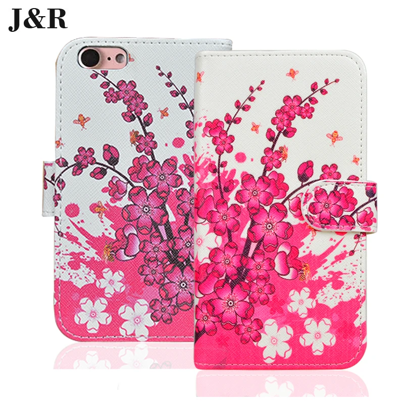 PU Leather Case For Apple iPhone 7 Flip Cover For Apple iPhone 7 4.7inch Painting Wallet Phone Bags J&R Cases With Card Slot