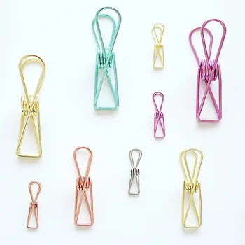 

5pcs Nine Stationery Wholesale Vintage Fish Clips Bill Holder Metal Holder Clip Clip