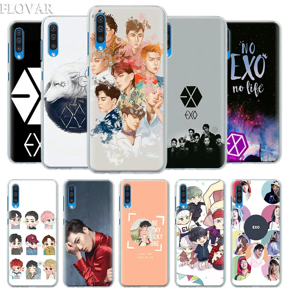 

EXO band k-pop kpop Case Cover for Samsung Galaxy A30 A40 A50 A70 A6 A8 Plus A7 A9 2018 M30 Phone Case Coque