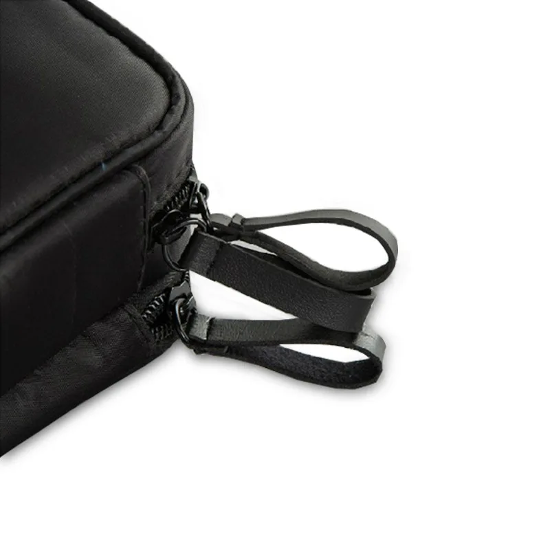 Mini Double Layer Cosmetic Bag Travel Organizer Functional Makeup Pouch Vanity Case Toiletry Brush Storage Accessories