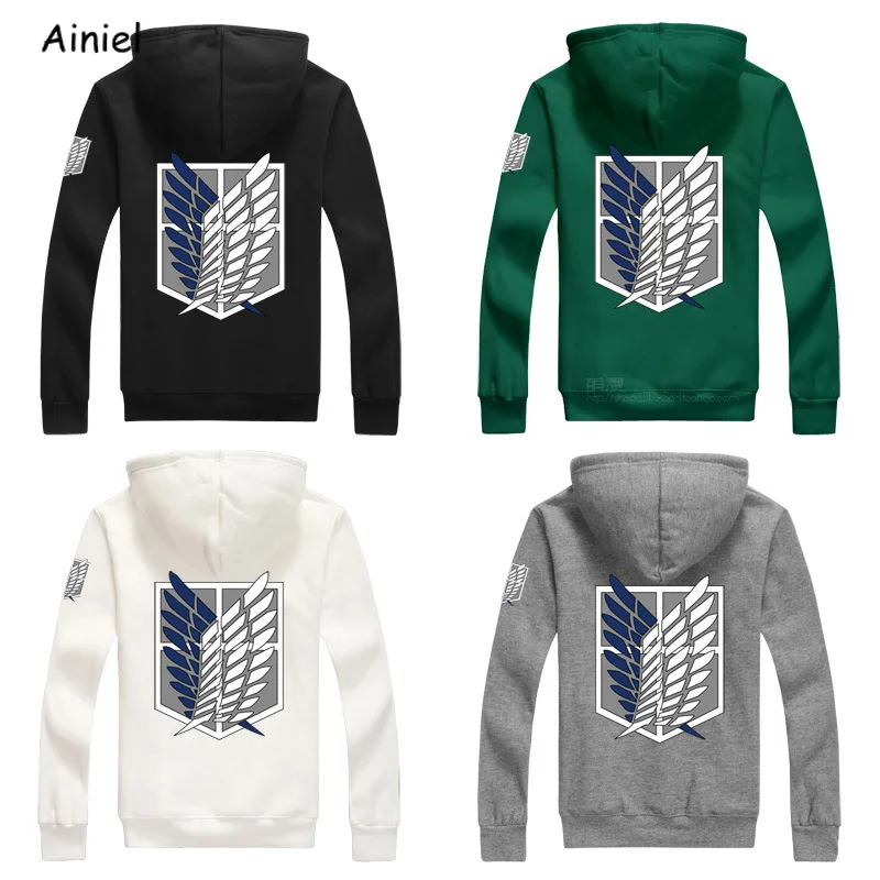

Anime Attack on Titan Eren Jaeger Cosplay Costume Hoodies Sweatshirts Scouting Legion Hoodie Jacket Coat for Adult Men Women