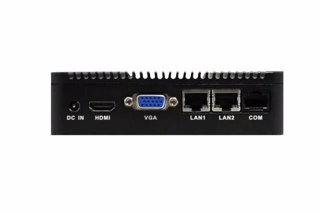 2016 Новинка J1900 Barebone PC безвентиляторные с 1 HDMI USB3.0 для 2 порт LAN (локальной сети) поддержка Win 7/Win 8 /Linux