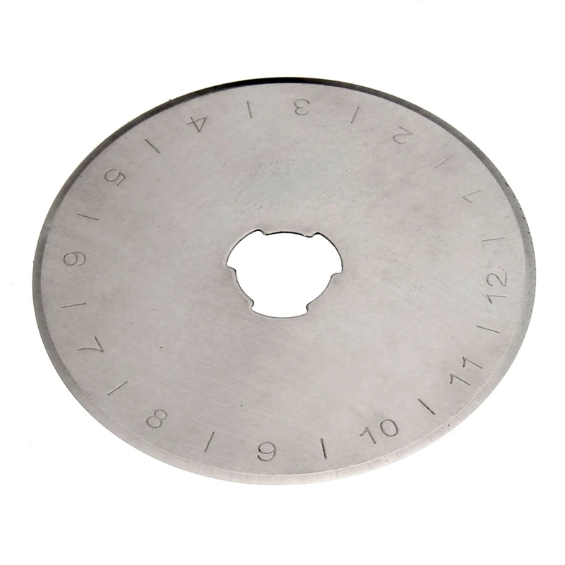 Kiwarm долговечный 5 шт. 45 мм резак лезвия подходят для тканевая Бумага Винил круговой резки диск лоскутное шитье из кожи инструмент