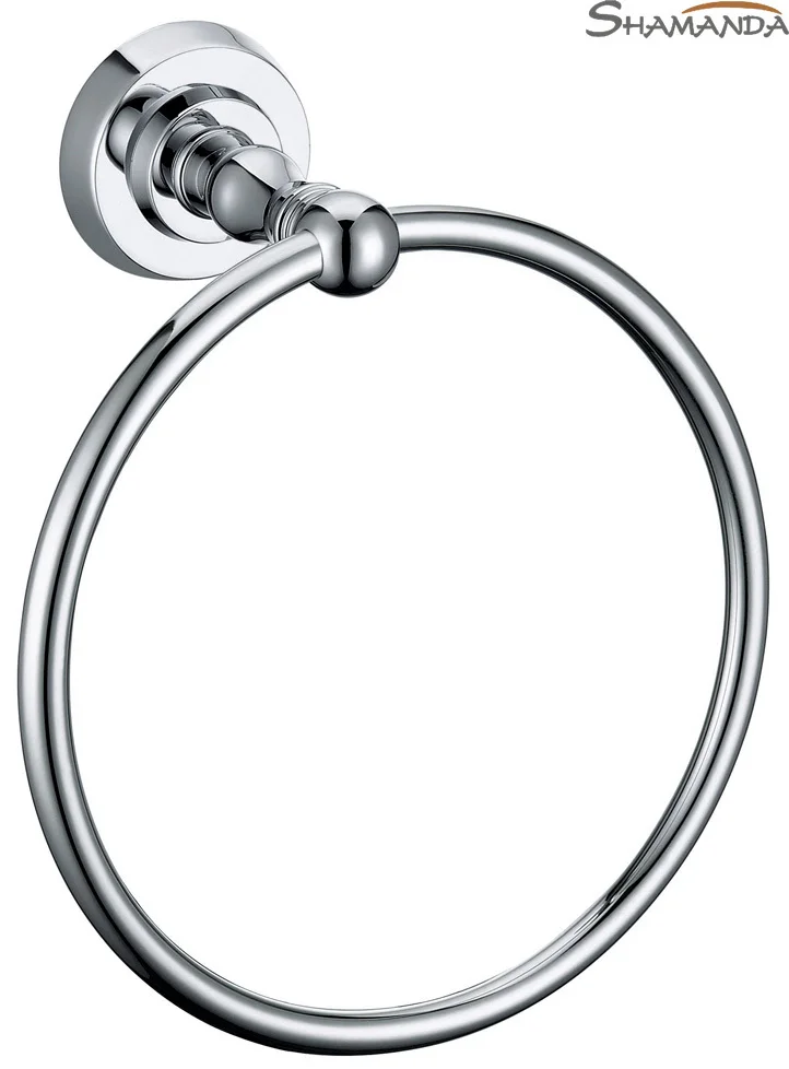 Free Shipping Towel Ring/Towel Holder,Solid Brass Construction,Chrome Finish,Bathroom Hardware