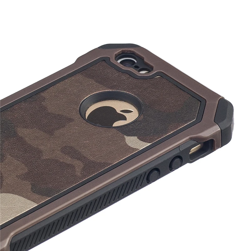 Открытый противоударный Камуфляжный армейский зеленый чехол для iPhone 7 8 6 6S Plus 5S 5 SE чехол PC Бампер TPU оболочка для iPhone XS Max XR X чехол s