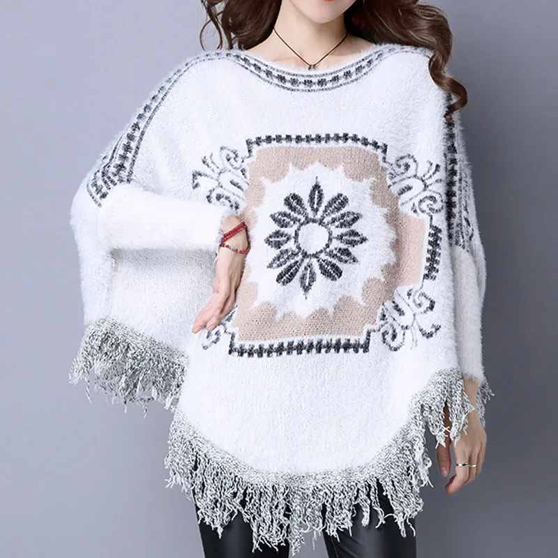 poncho sweater dress