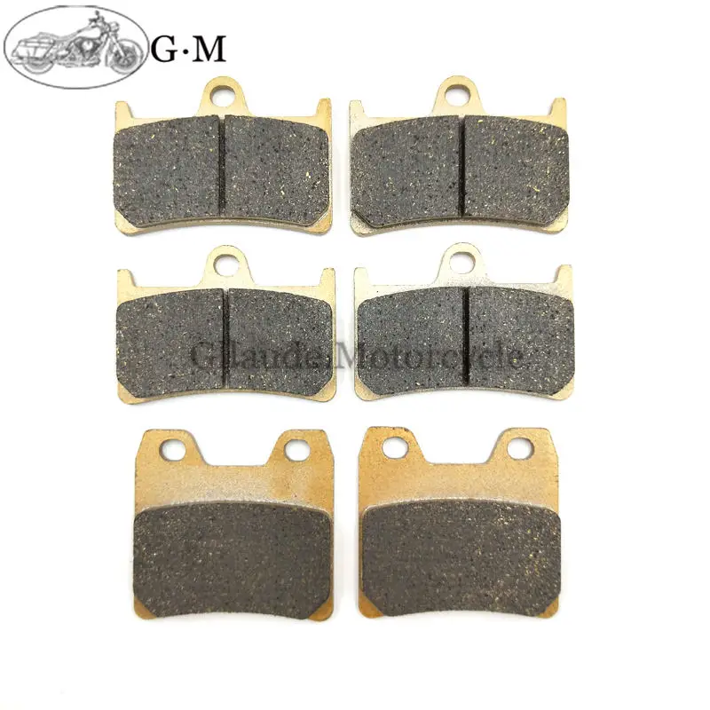 3 Pairs Yamaha XJR 1300 SP 2001 Front /& Rear Brake Pads Full Set