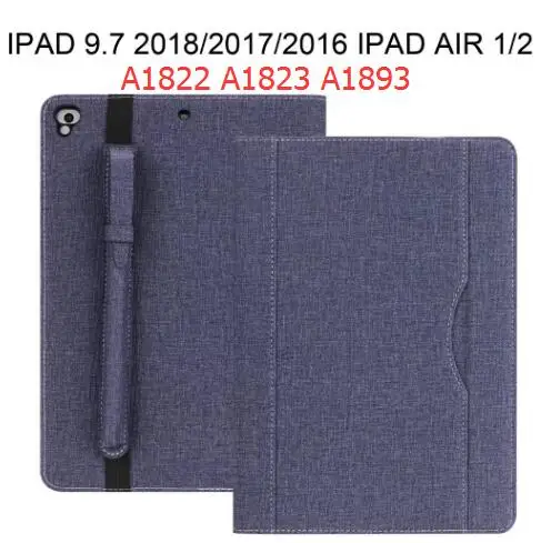 Высококачественный ТПУ + тканевый художественный Чехол для iPad 9 7 2017 / 2018 Pro Air 1 2