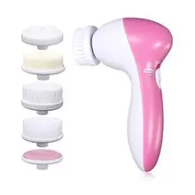 New Arrival 5 in 1 Beauty Electric Skin Cleaning Brush SPA Face Massager