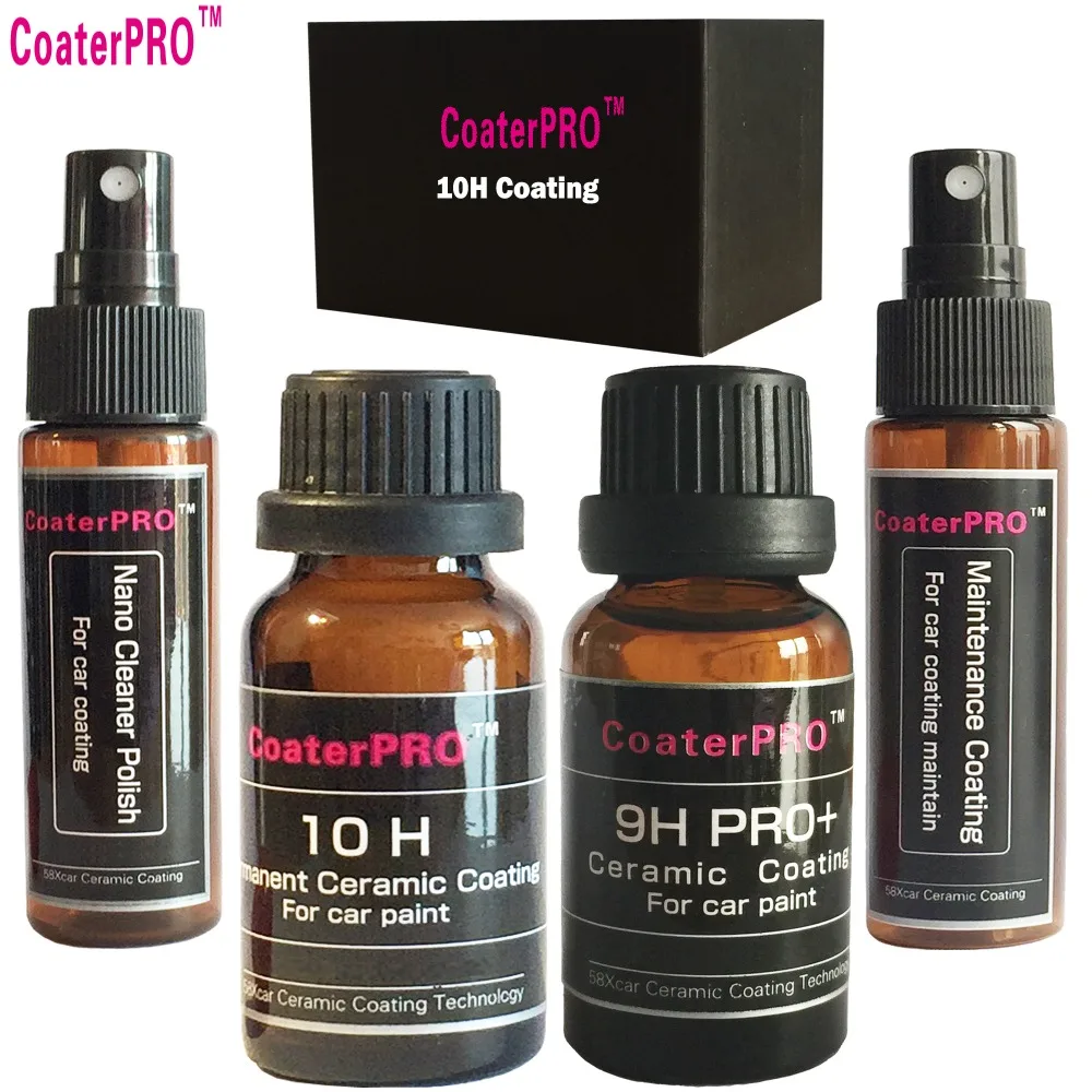 Details About Coater Pro Double Coating Kit 9h 10h Auto Ceramic Nano Coating Liquid Glass Car