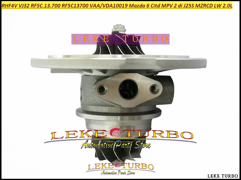 Turbo Cartridge CHRA RHF4V VJ32 RF5C.13.700 RF5C13700 VAA10019 VDA10019 RF5C 13 700 For Mazda 6 Citd MPV 2 di J25S MZRCD LW 2.0L  (2)