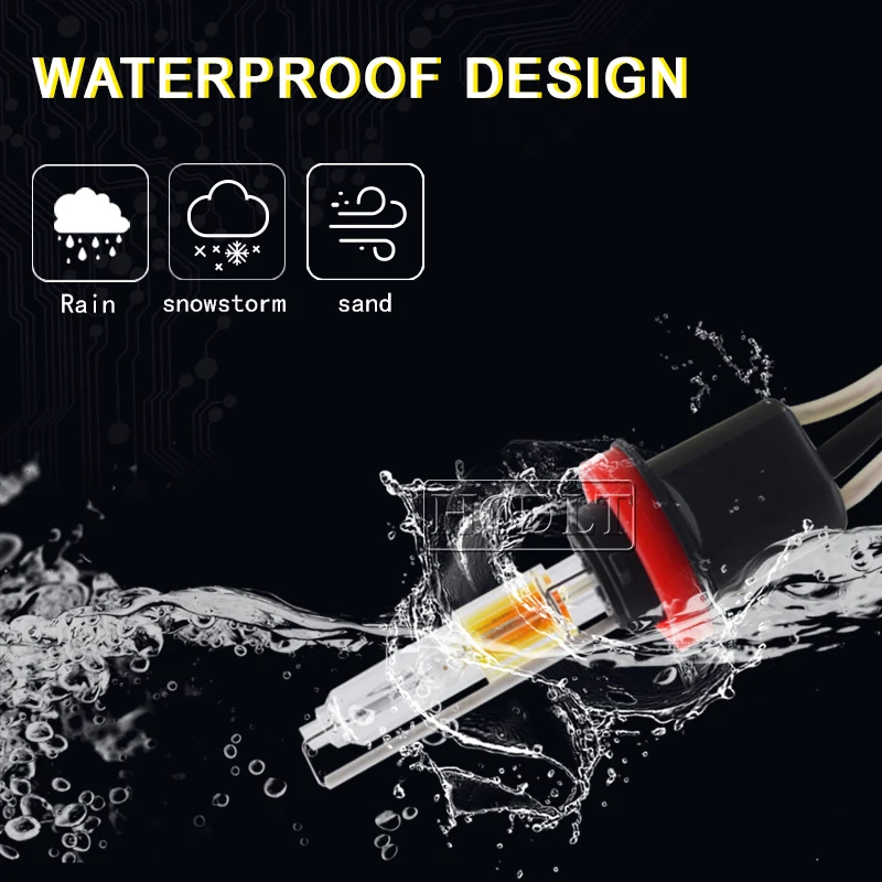 HCDLT 2019 New Dual Color HID Bulb 35W 55W Xenon D2H H11 9005 9006 H7 3000K Yellow 6000K White Double Light Car HID Headlamp Bulbs (10)