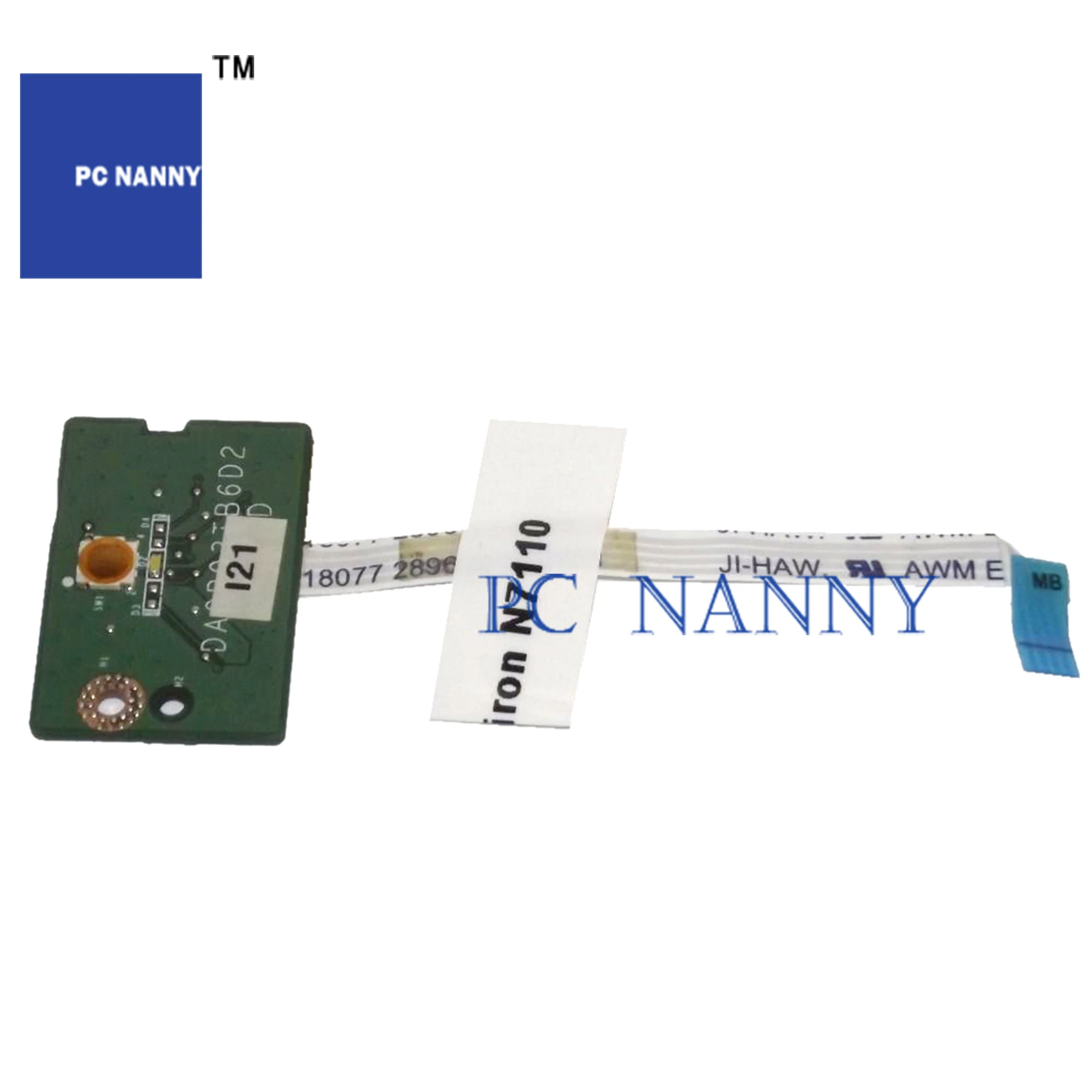 Плата кнопки питания для Dell Inspiron N7110 с кабелем DA0R03TB6D2 JPVXY 0JPVXY D6K3X 0D6K3X комплект