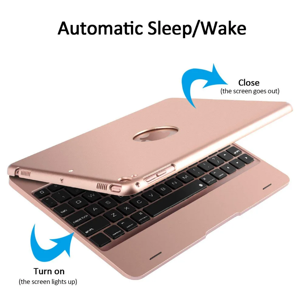 Клавиатура Чехол для iPad 9 7 2018 6th 2017 5th смарт Беспроводной клавиатура чехол Air 2 Pro