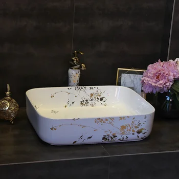 

Toilet Washbasin Handicraft Art Table Basin Small Size Of Chinese-style Home-furnished ceramic Wash basin bathroom sink
