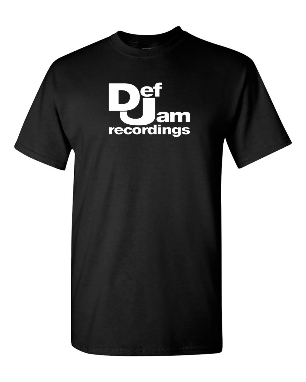 Def Jam Recordings T Shirt - Hip Hop classic music record label Run DMC New York Short Sleeve Fashion Summer Printing Casual | Мужская