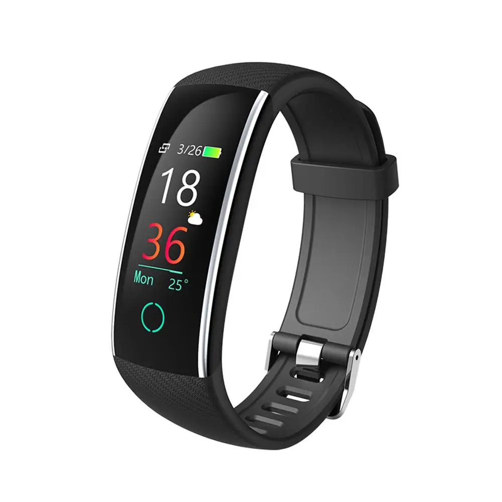 

IP68 Waterproof Smart Bracelet Sports Heart Rate Monitoring Smartband Blood Pressure Monitor Weather Display C20 Pink