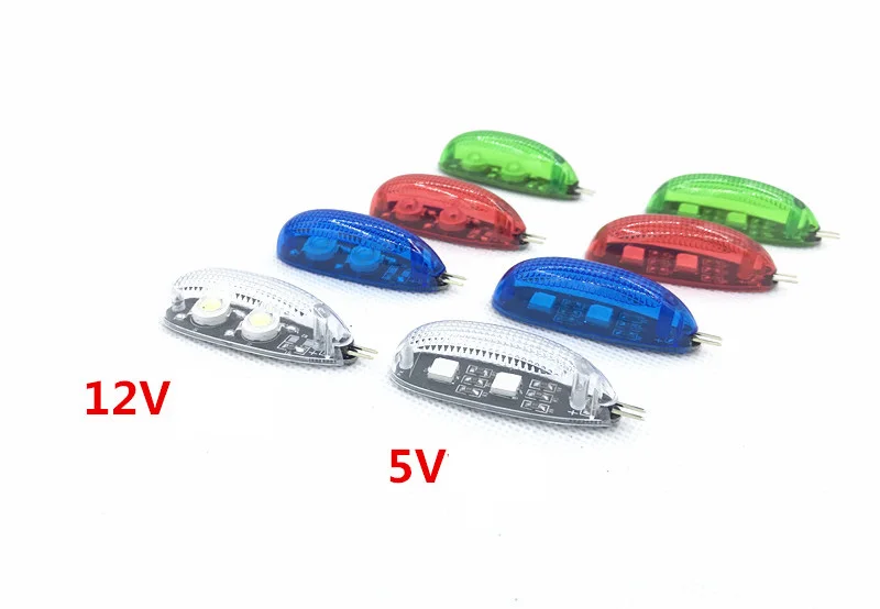

2-6S 5V 5050 12V 3W Bright LED Light Night Flight Navigation Searching Light as Landing Gear BB Ring Fr Fixed Wing FPV RC Quad