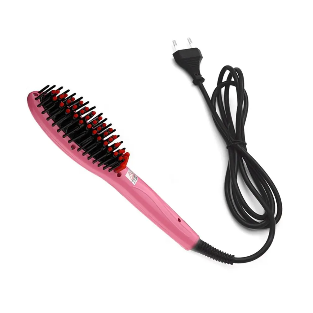 110 В/220 В 30 Вт керамический электрический выпрямитель для волос, щетка для укладки волос, щетка для выпрямления волос для девушек и женщин, гребень для волос, инструменты для ухода за волосами