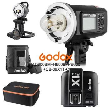 

Godox AD600BM 600W HSS 1/8000 2.4G Wireless Outdoor flash+X1T-F+AD-H600B+PB-600+CB-09 Kit For Fujifilm X-Pro2,X-T20,X-T2,X-T1,