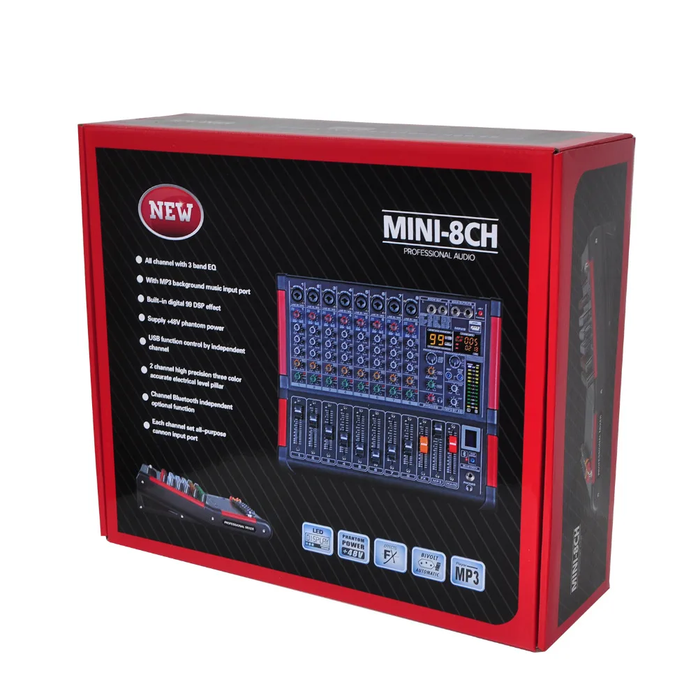 Function pro. 99 dsp professional mixer mini-8ch.