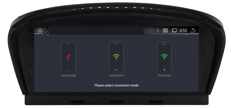 Cheap ID6 New style Quad Core Android 4.4 Car DVD For BMW 3 series E90 2009-2012 With GPS Navi Audio Radio iDrive Steering wheel map 5