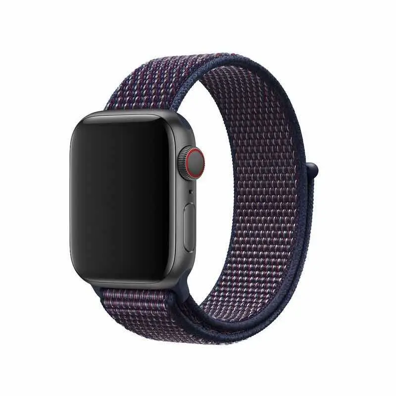 Новинка, цветной тканый нейлоновый спортивный ремешок для Apple Watch, 42 мм, 38 мм, 40 мм, 44 мм, мягкий браслет, ремешок для iWatch, серия 5, 4, 3, 2, 1