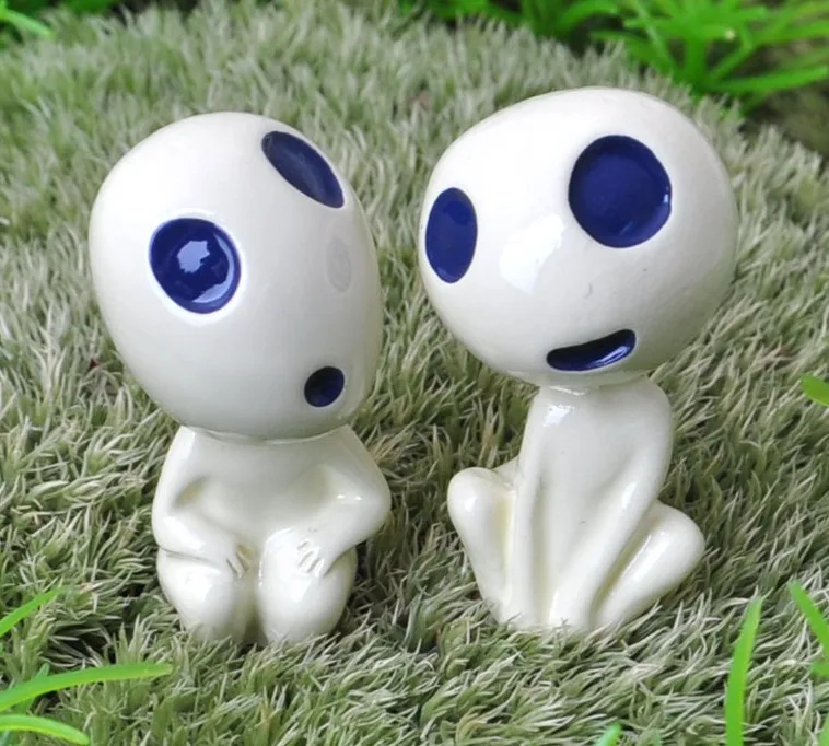 Hayao Miyazaki принцесса Mononoke подставка сидячие елки дух Kodama Садоводство Горшечное