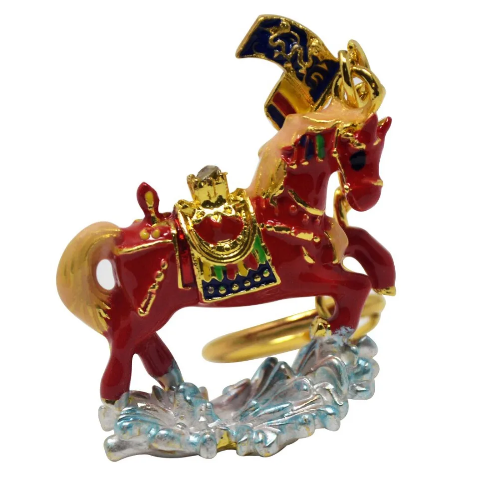 Fengshui Bejeweled Windhorse Брелок W Fengshuisale красный браслет из струн W3306 | Дом и сад