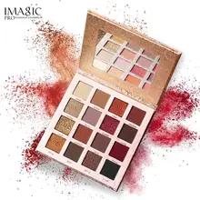 IMAGIC 16 цветов матовые мерцающие косметические тени для век макияж тени для век Палитра подарок