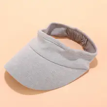 Топ Пустая Шляпа Хлопковая женская уличная спортивная шапка дышащие летние козырьки Кепка для гольфа, пешего туризма, тенниса, бега солнцезащитная Кепка