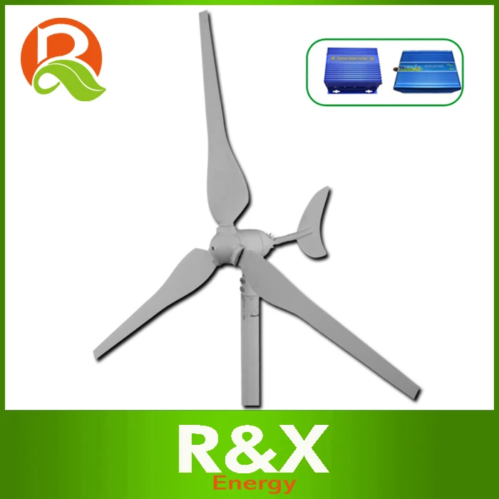 

Horizontal windmill turbine generator 50w+wind/solar hybrid controller+300w off grid pure sine wave inverter.