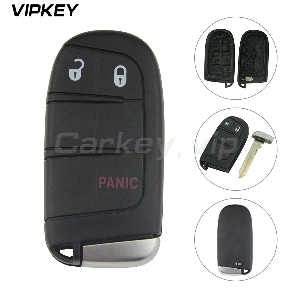 Remotekey Smart Key Shell Cover Case 3 Button For Dodge Journey Durango For Jeep Grand Cherokee 2014 2015 2016 2017 M3N-4082130