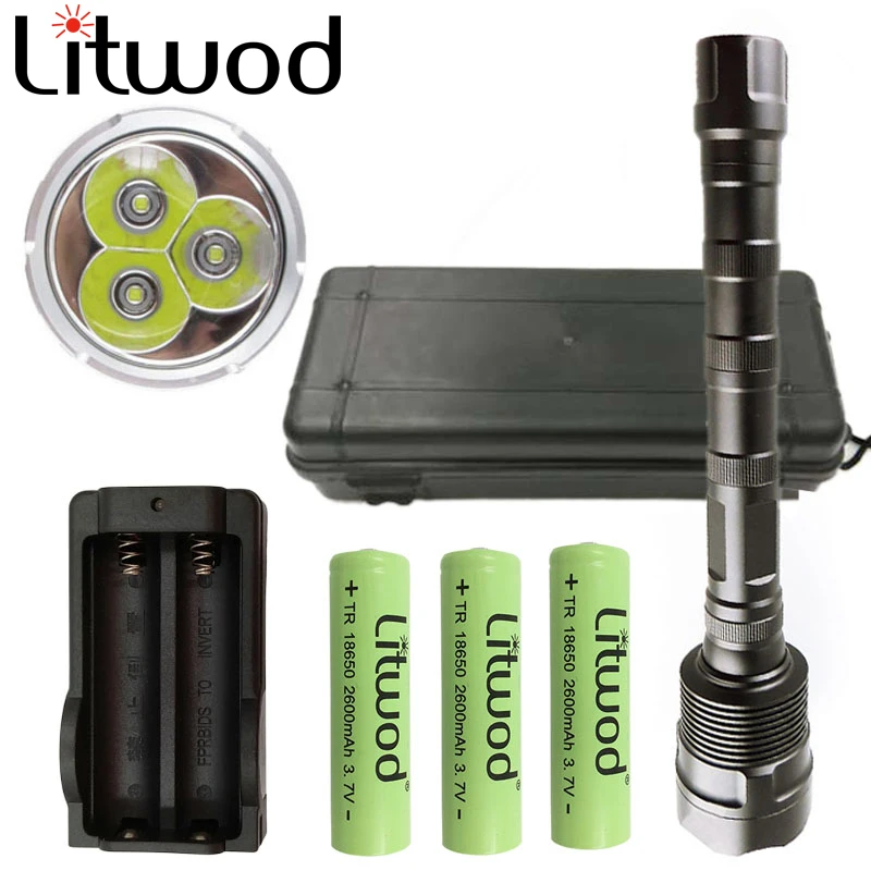 

Litwod Z20 CREE XHP70 LED defense powerful flashlight rechargeable Aluminum alloy torch Lantern For Camping Hiking light