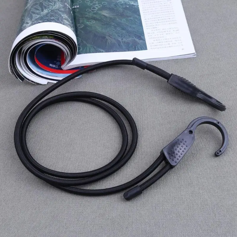 Car Adjustable Elastic Bungee Shock Cord Strap Stretch With Plastic Hook Car Luggage Tent Kayak Boat Canoe Bikes Rope Tie