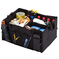 Автомобильный органайзер для багажника Складные Игрушки еда хранение грузовик сумки коробка черный автомобиль укладка уборки