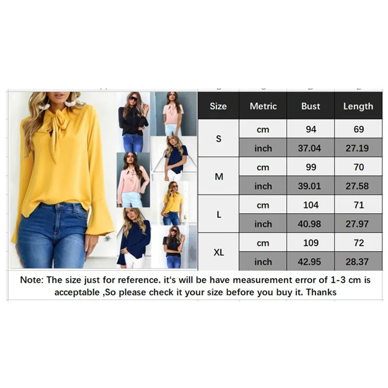 SINFEEL Blouses For Women Summer Tops Short Sleeve Bow Tie Casual Chiffon Blouse Female Work Wear OL Office Shirts Chemise Femme