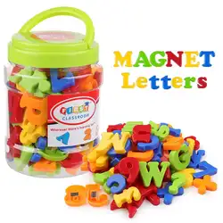 78 шт магнитные буквы, цифры магниты на холодильник «Алфавит» Красочные пластиковая обучающая игрушка набор Дошкольное обучение