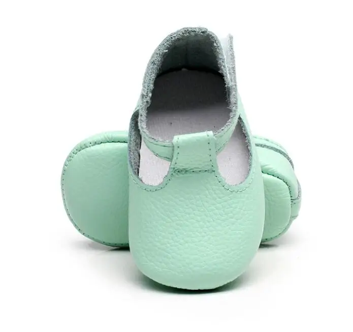 Ручной работы из натуральной кожи детские мокасины младенческие Мэри Джейн мягкая подошва обувь для маленьких девочек Новорожденные первые ходунки обувь для малышей